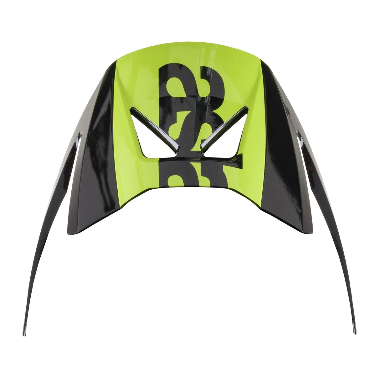 Alpinestars Vector Tech V2 Helmet Visor 2023: Black Yellow Fluo Glossy L