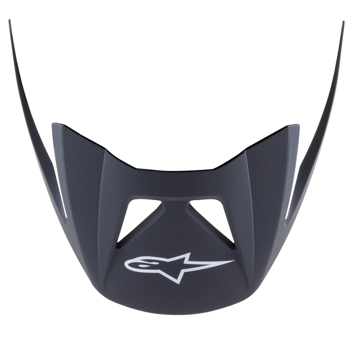 Alpinestars Vector Pro A2 Helmet Visor 2023: Ebony Matte L