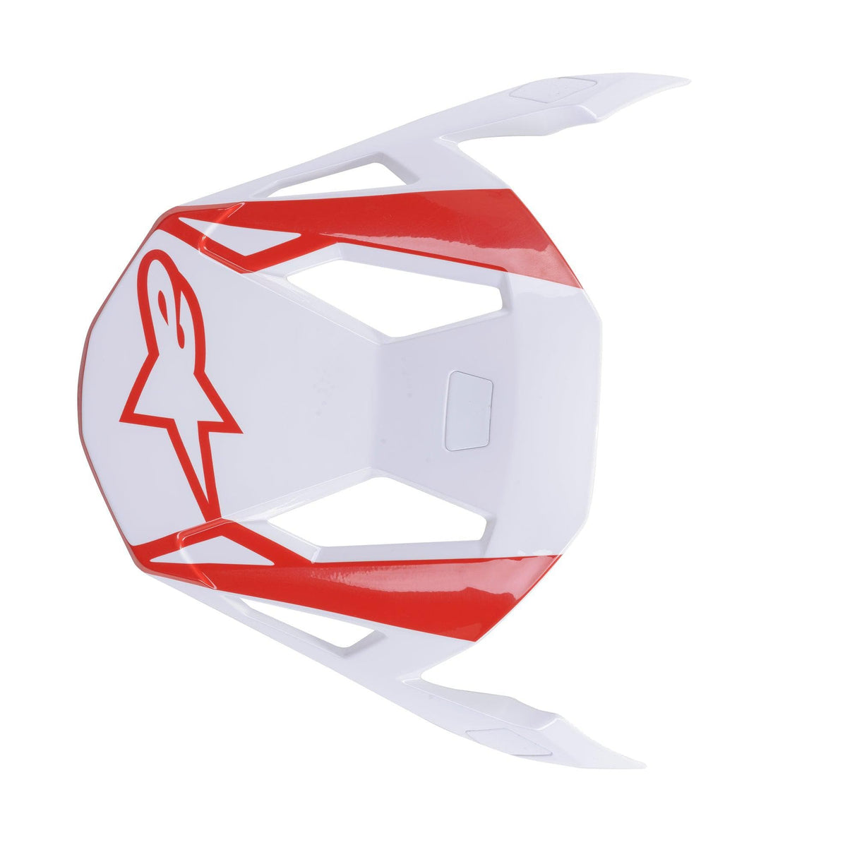 Alpinestars Missile Visor 2019: Glossy Red/White One Size