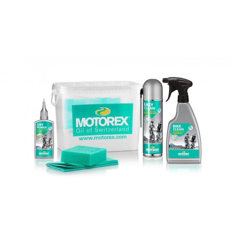 Motorex Bike Cleaning Kit - Silver/Green