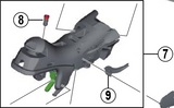 Shimano Spares ST-5800 left hand bracket