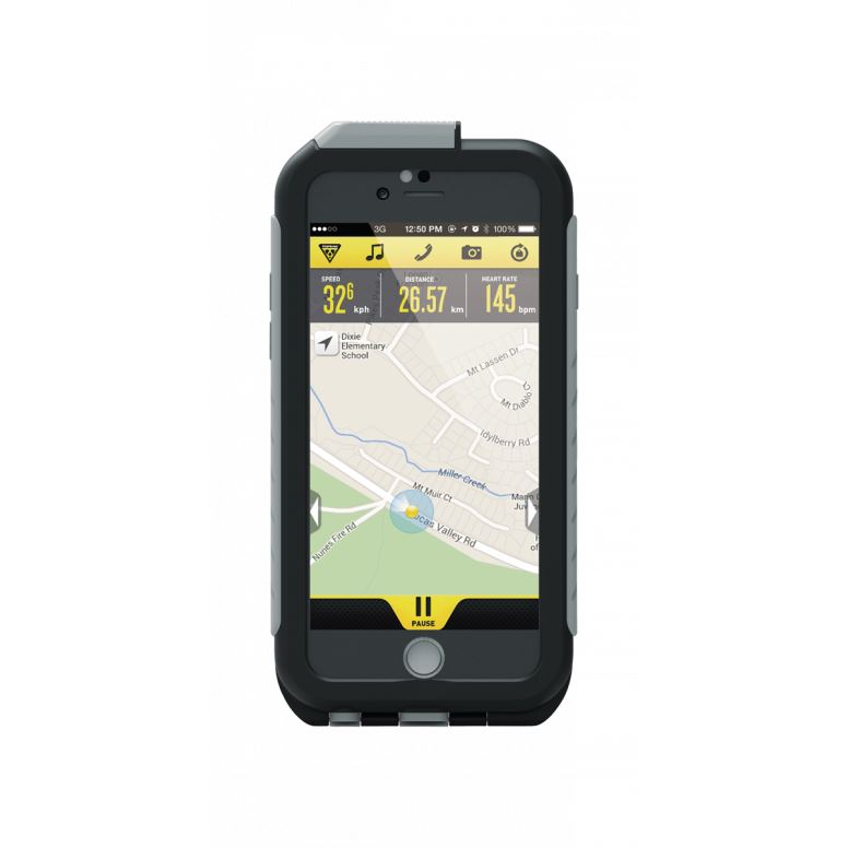 Topeak iPhone 6+/6s+ Weatherproof Ridecase - Black/Grey