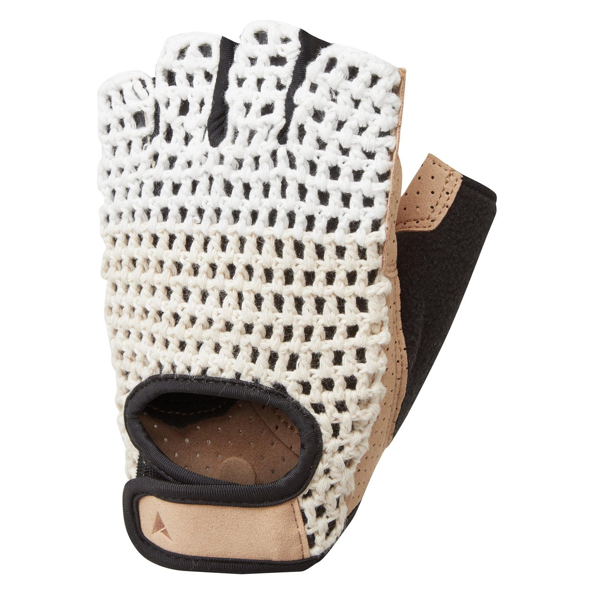 Altura Crochet Unisex Cycling Mitts 2022: Cream/Tan Xs