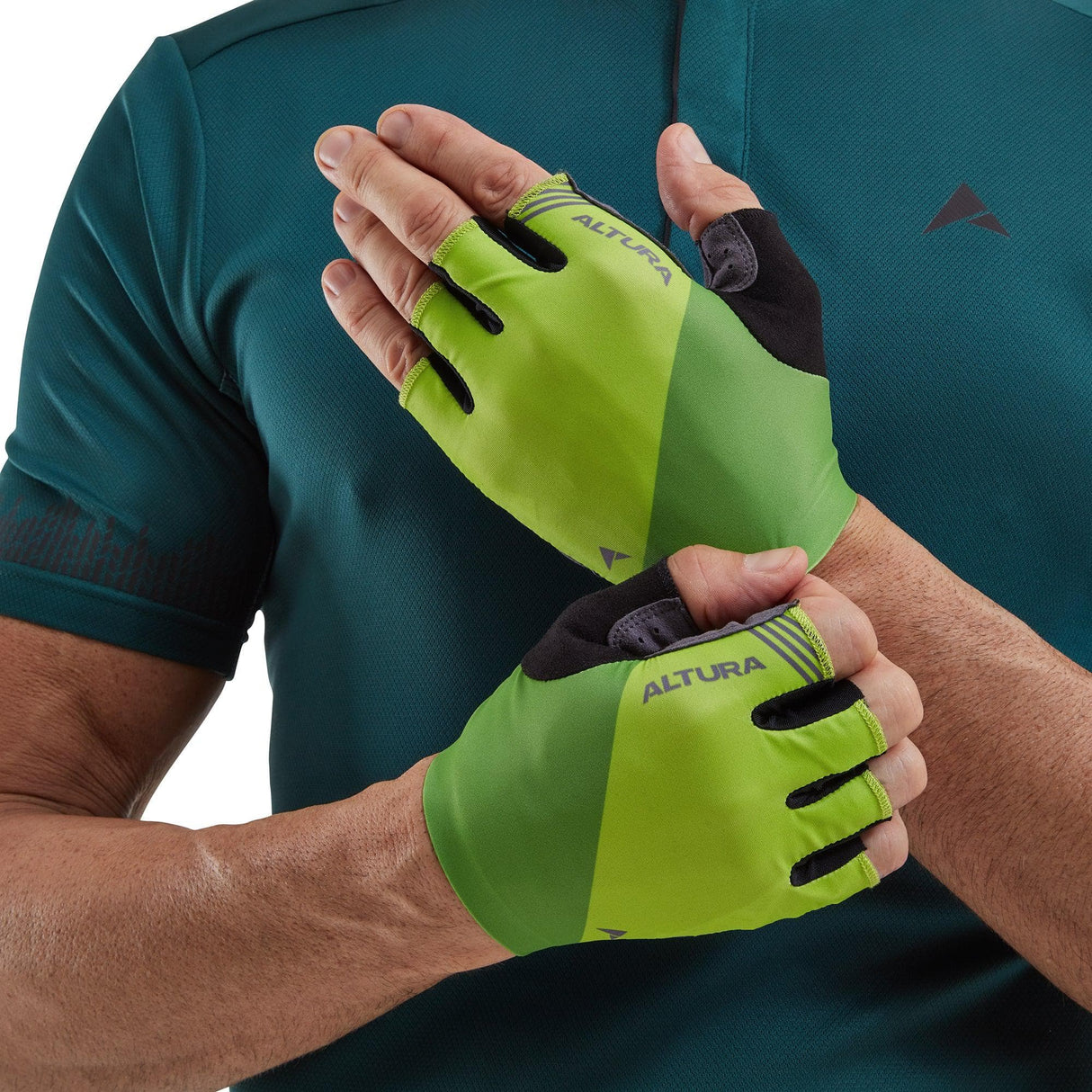 Altura Airstream Unisex Cycling Mitts 2022: Lime Xs