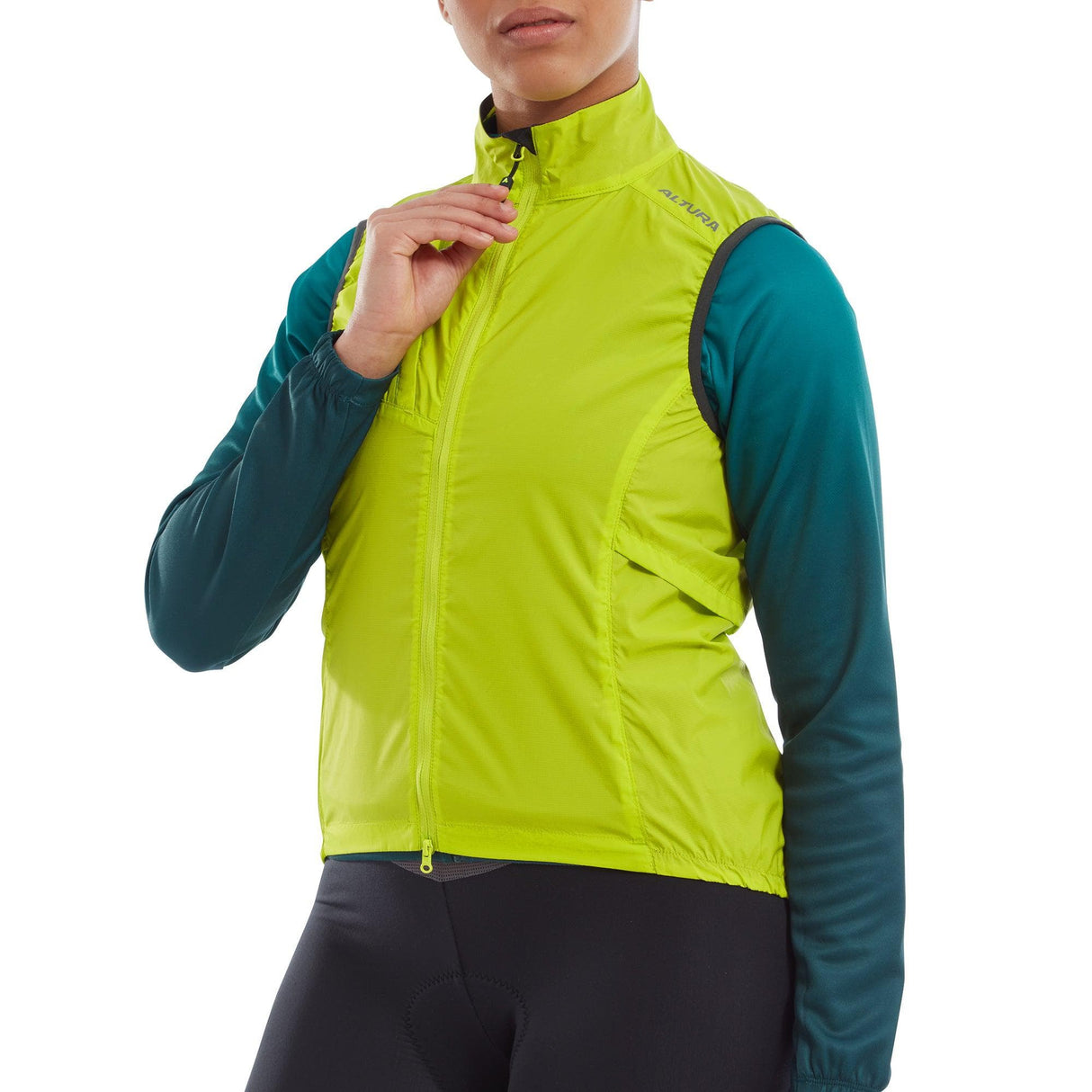 Altura Airstream Women'S Windproof Gilet 2022: Lime 12