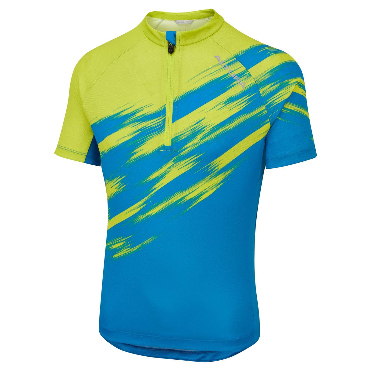 Altura Kid'S Airstream Short Sleeve Jersey 2021: Blue/Lime 5-6 Years