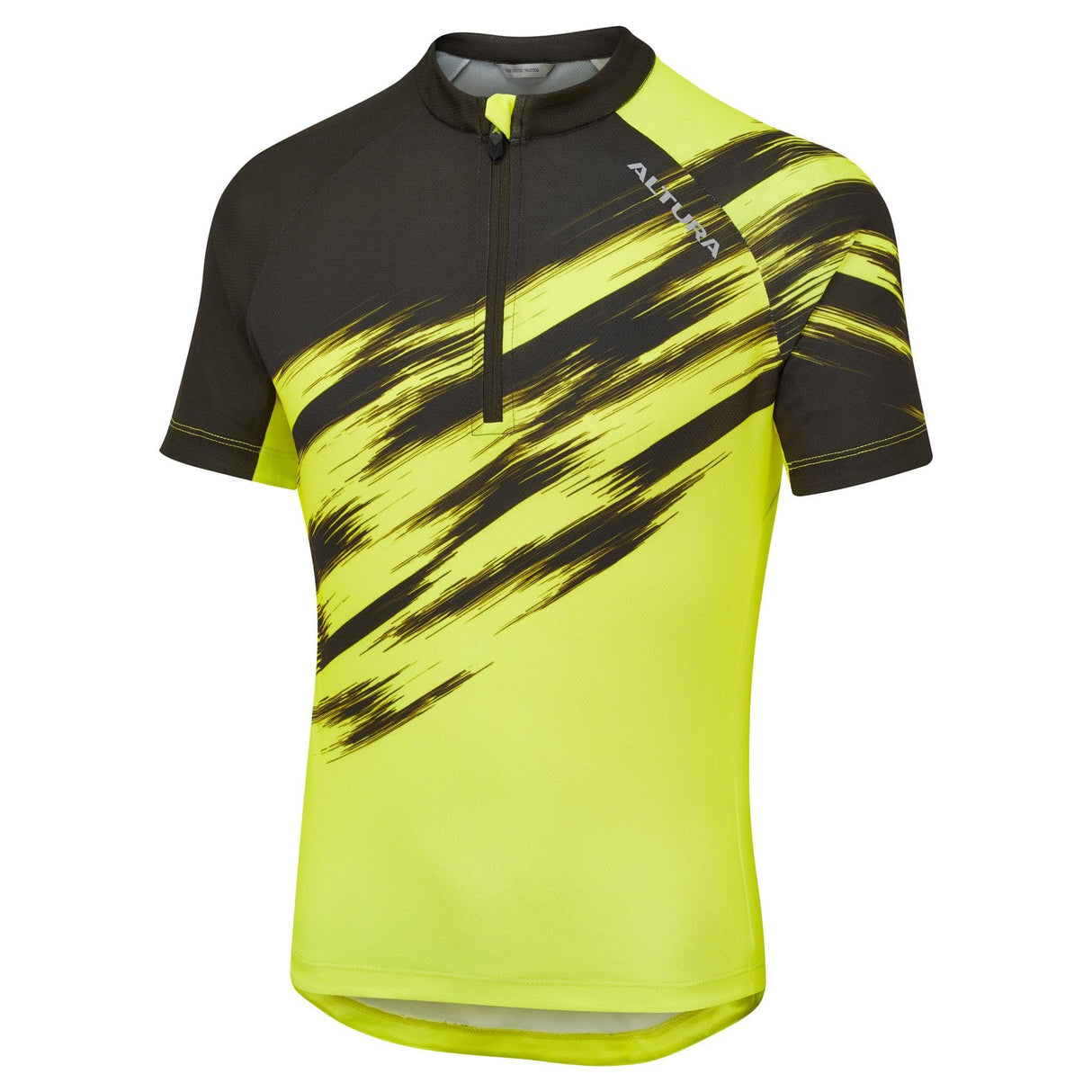 Altura Kid'S Airstream Short Sleeve Jersey 2021: Yellow/Olive 7-8 Years