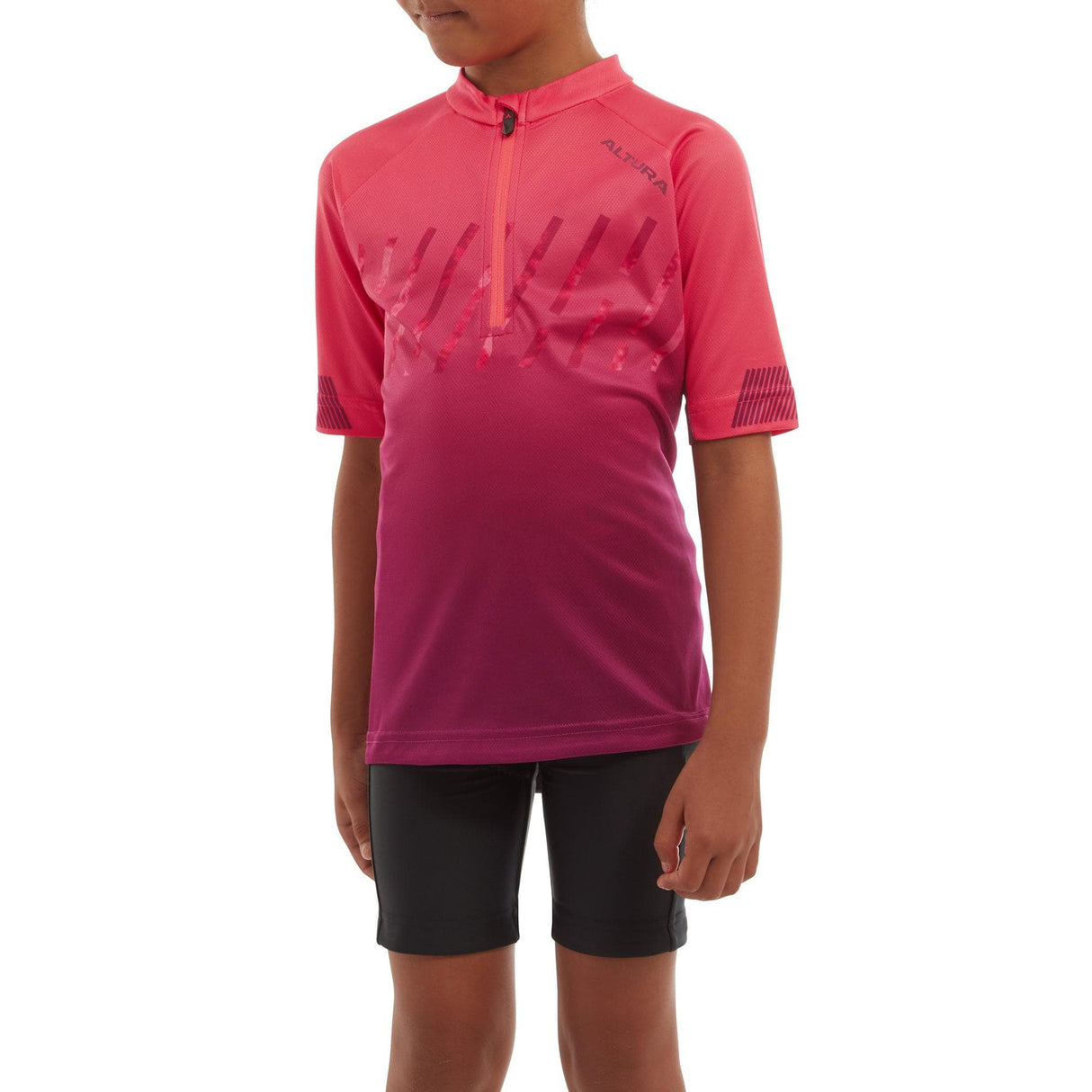 Altura Kids Airstream Short Sleeve Cycling Jersey 2022: Pink 5-6 Years