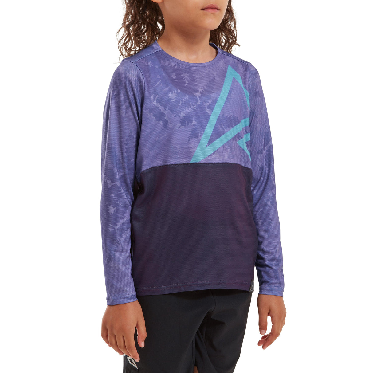 Altura Spark Light Weight Kids Long Sleeve Jersey 2023: Purple 5-6 Years