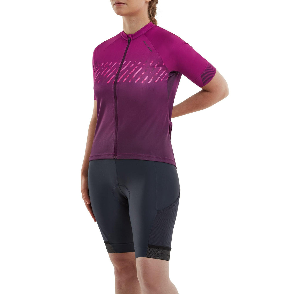 Altura Airstream Women'S Short Sleeve Cycling Jersey 2022: Purple 12