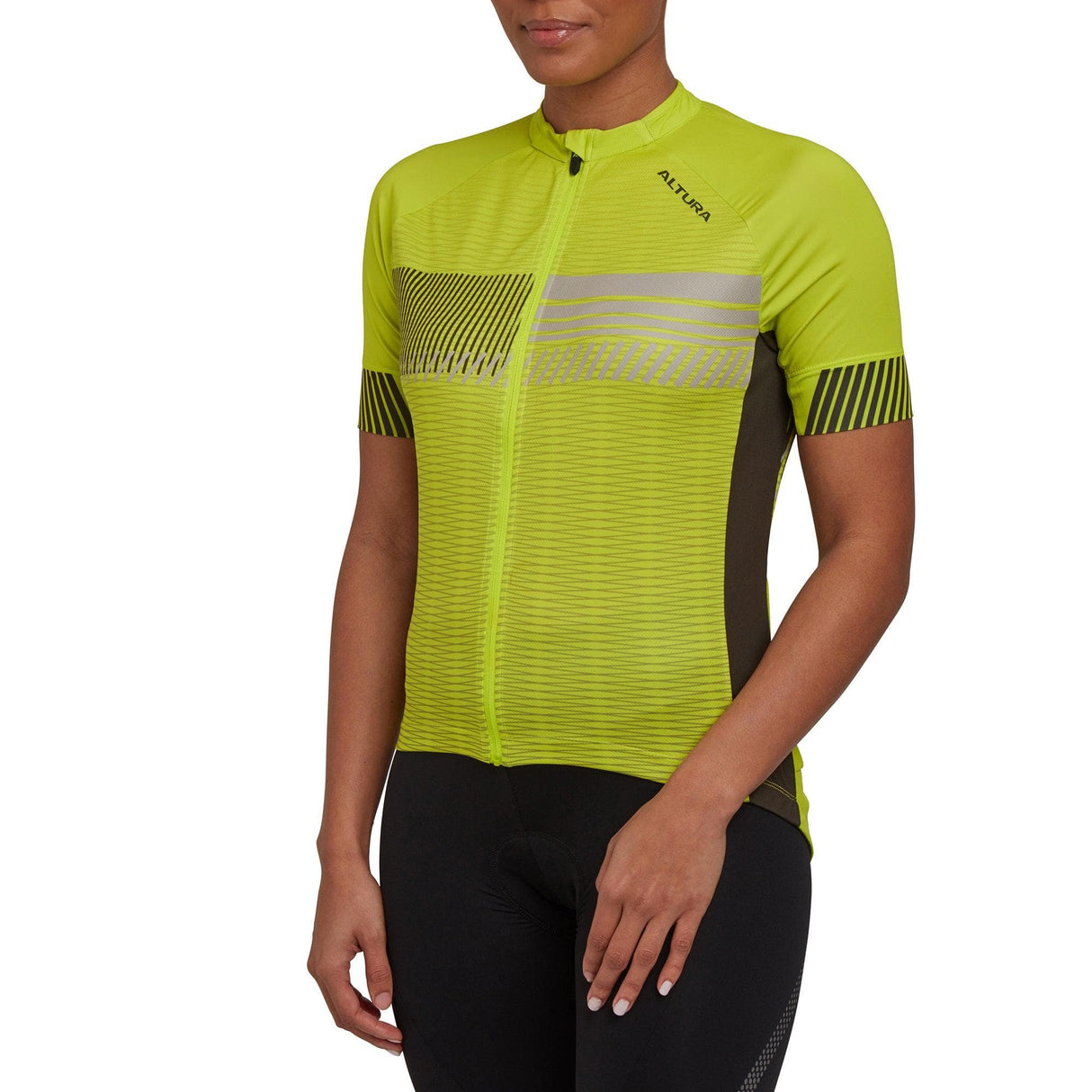 Altura Women'S Club Short Sleeve Jersey 2021: Lime 10