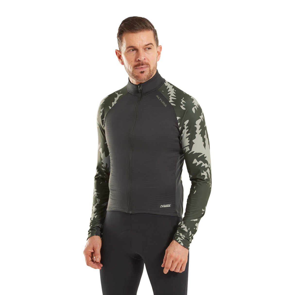 Altura Icon Men'S Long Sleeve Jersey 2023: Dark Olive L