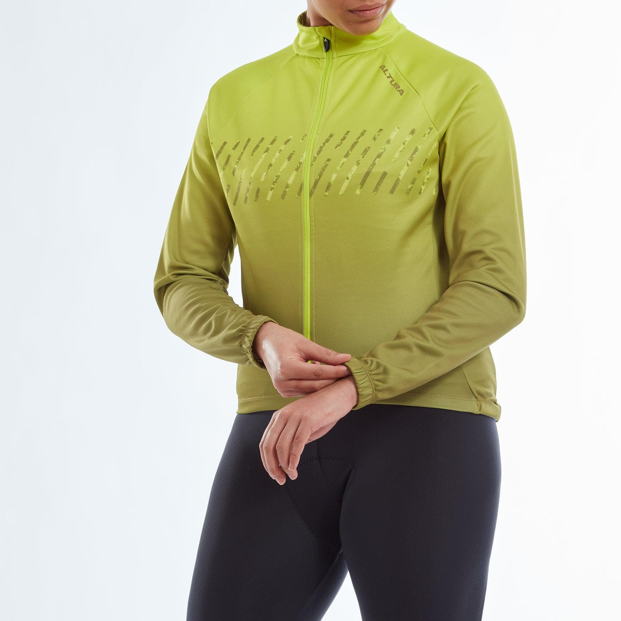 Altura Airstream Women'S Long Sleeve Jersey 2022: Lime 10