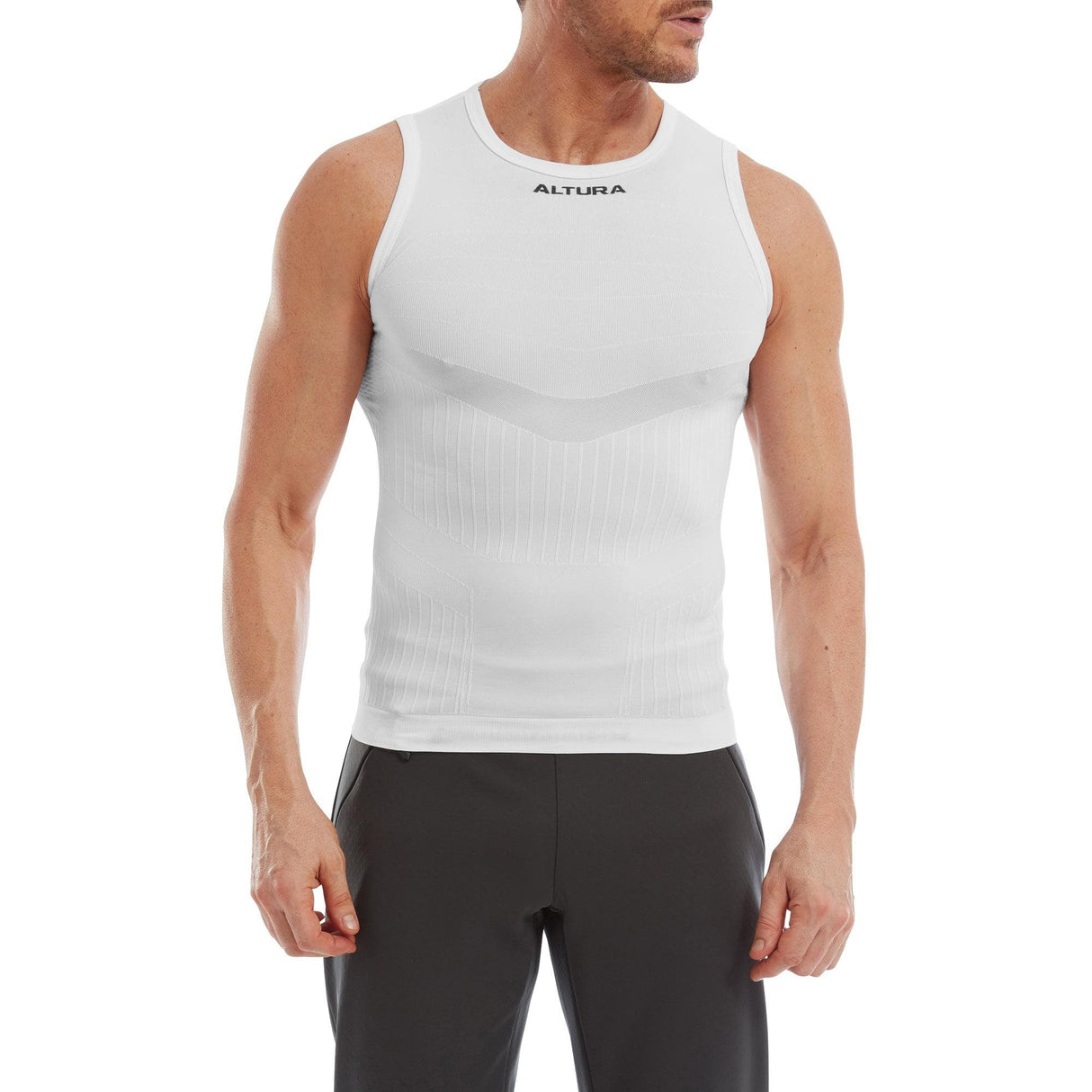 Altura Tempo Seamless Sleeveless Baselayer 2022: White Xs/S