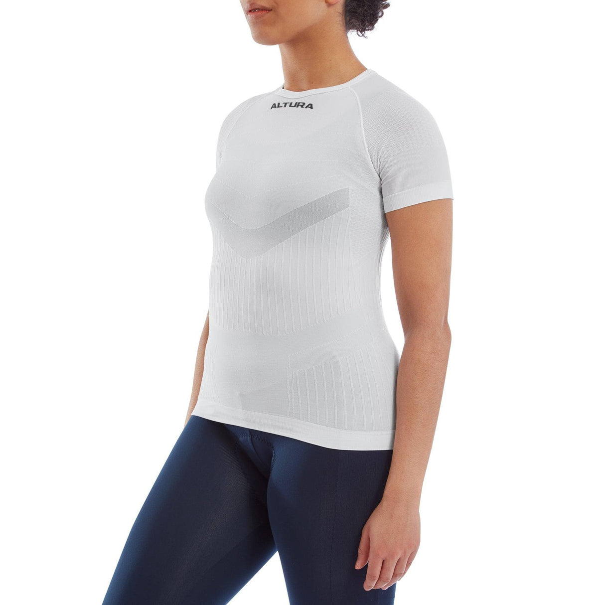 Altura Tempo Seamless Short Sleeve Baselayer 2022: White Xl/2Xl