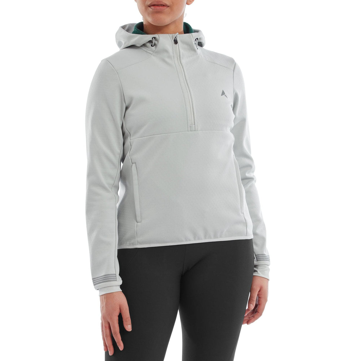 Altura Grid Women'S Half Zip Softshell Hoodie 2022: Light Grey 10