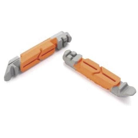 Ashima Road Brake Pad Insert - 3 Function Orange & Grey - Shimano: