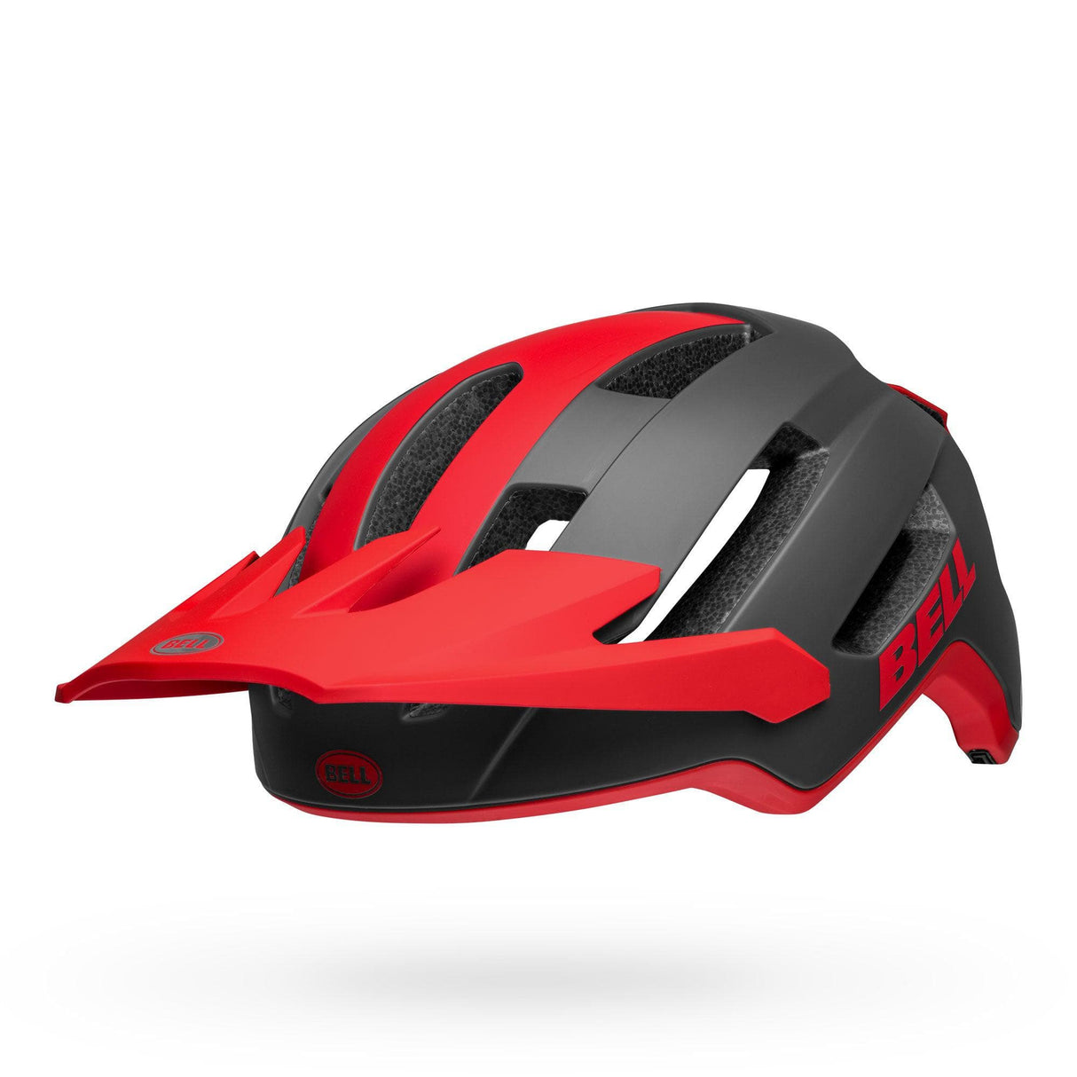 Bell 4Forty Air Mips Mtb Helmet 2022: Matte Grey/Red L 58-62Cm