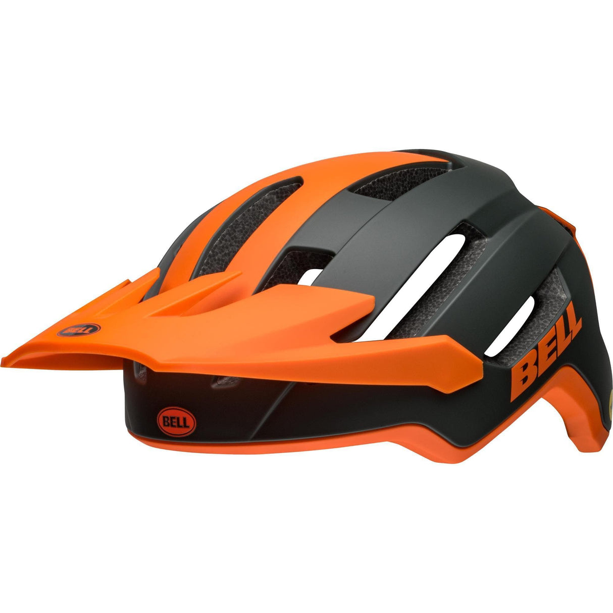 Bell 4Forty Air Mips Mtb Helmet 2024: Matte Dark Green/Orange M 55-59Cm