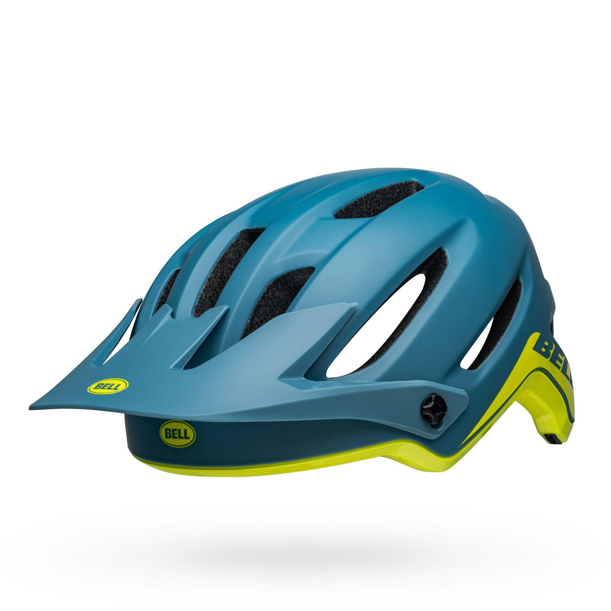 Bell 4Forty Mips Mtb Helmet 2022: Matte/Gloss Blue/Hi-Viz M 55-59Cm