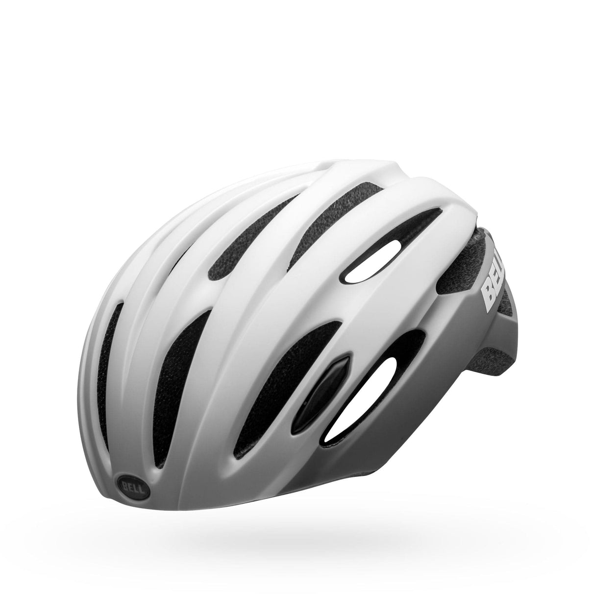 Bell Avenue Led Road Helmet 2021: Matte/Gloss White/Grey Unisize 54-61Cm