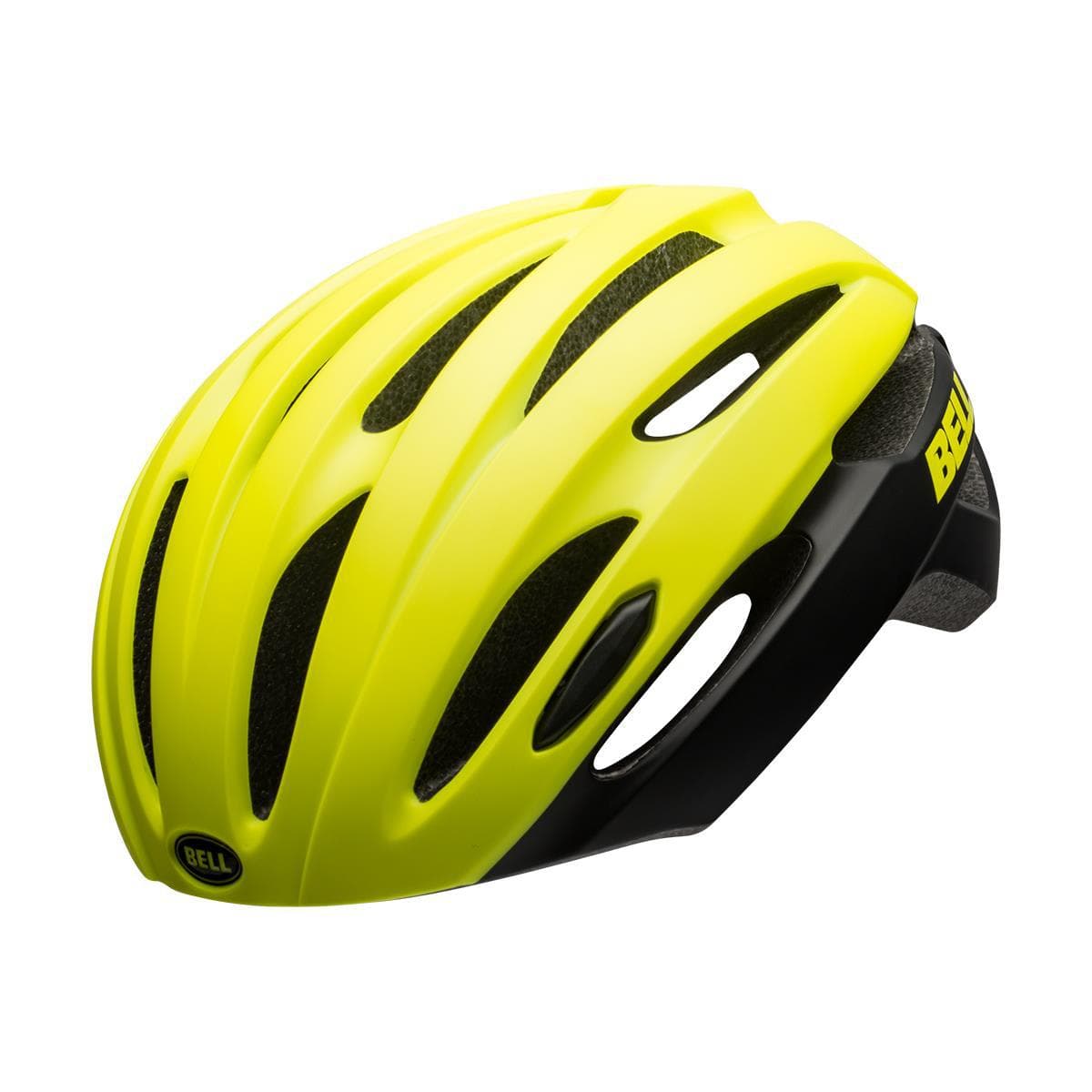 Bell Avenue Road Helmet 2022: Matte/Gloss Hi-Vis/Black Universal M/L 53-60C