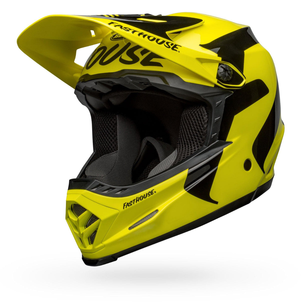 Bell Full-9 Fusion Mips Mtb Full Face Helmet 2021: Fasthouse Newhall Gloss Hi-Vis/Black S 53-55Cm