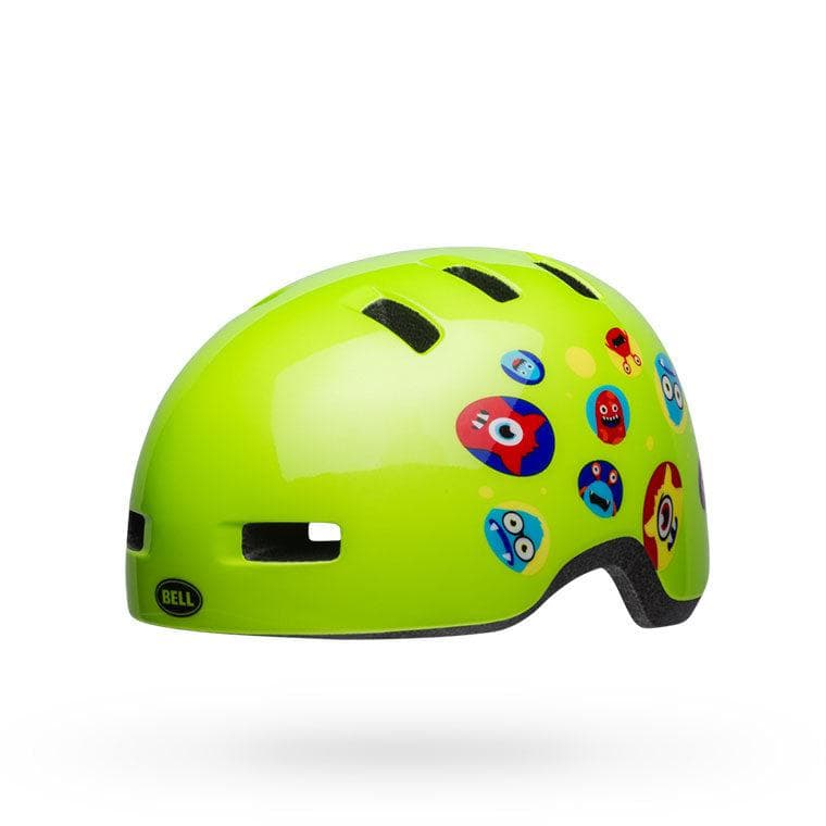 Bell Lil Ripper Children'S Helmet 2019: Monsters Gloss Green Unisize 48-55Cm