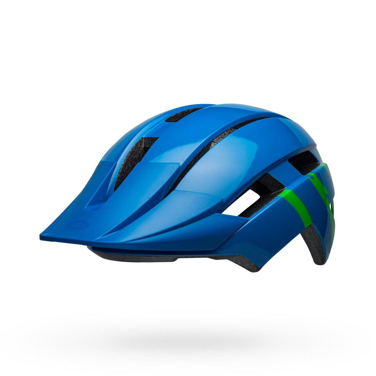 Bell Sidetrack Ii Child Helmet 2021: Strike Gloss Blue/Green Unisize 47-54Cm