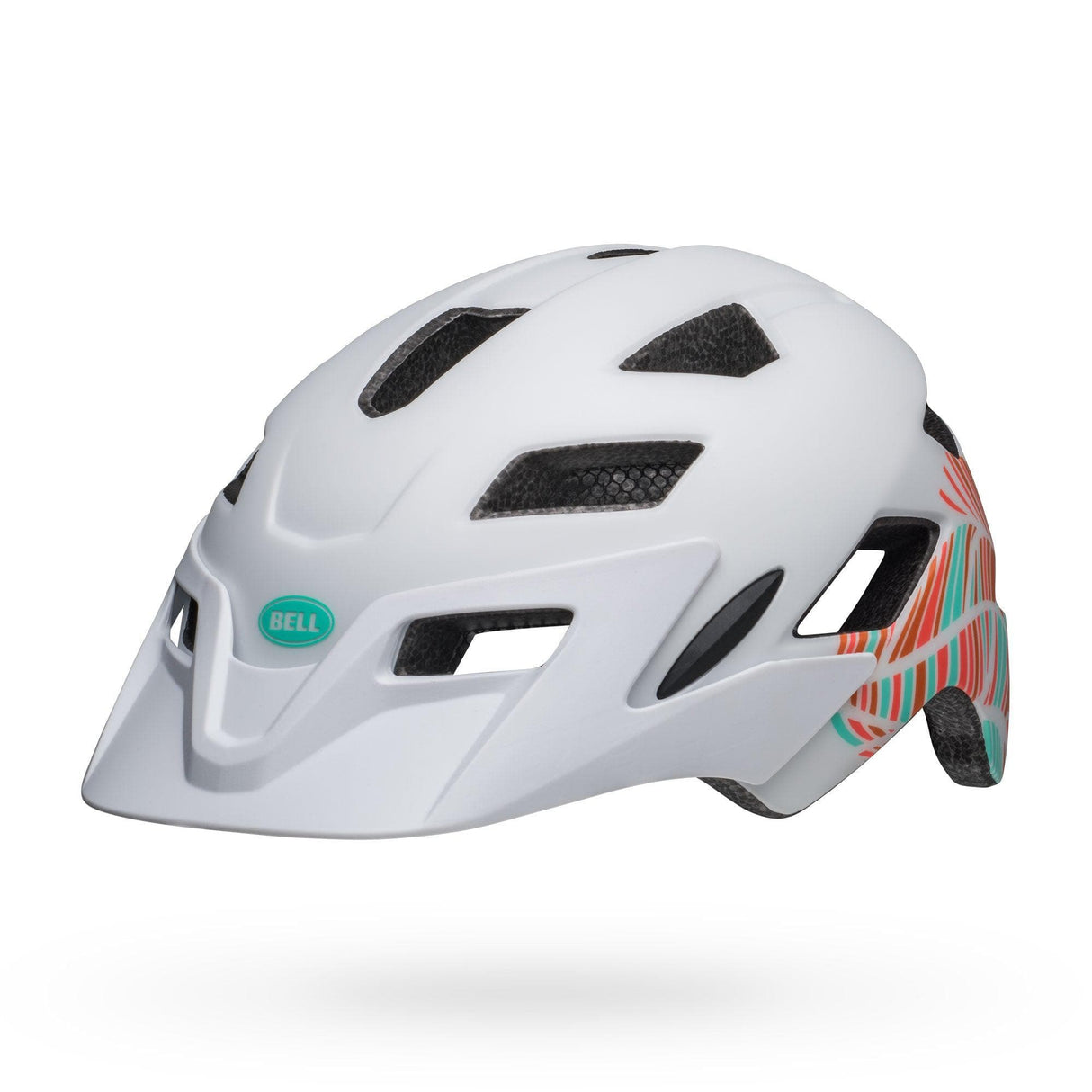 Bell Sidetrack Child Helmet 2022: Matte White Unisize 47-54Cm