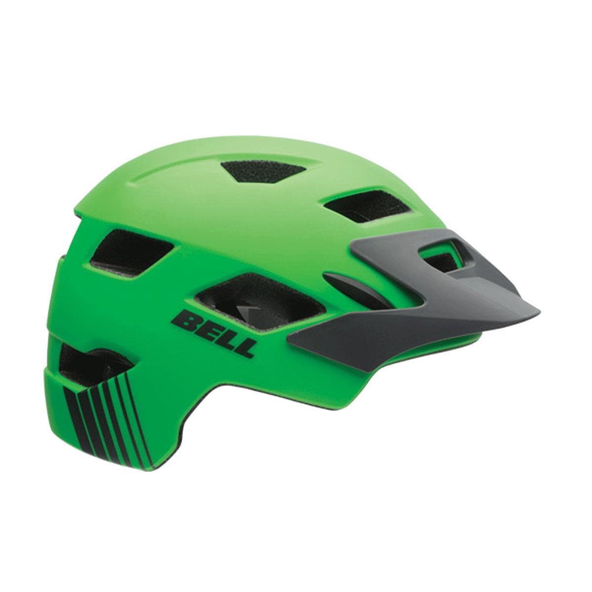 Bell Sidetrack Youth Helmet 2024: Wavy Checks Matte Retina Sear Unisize 50-57Cm