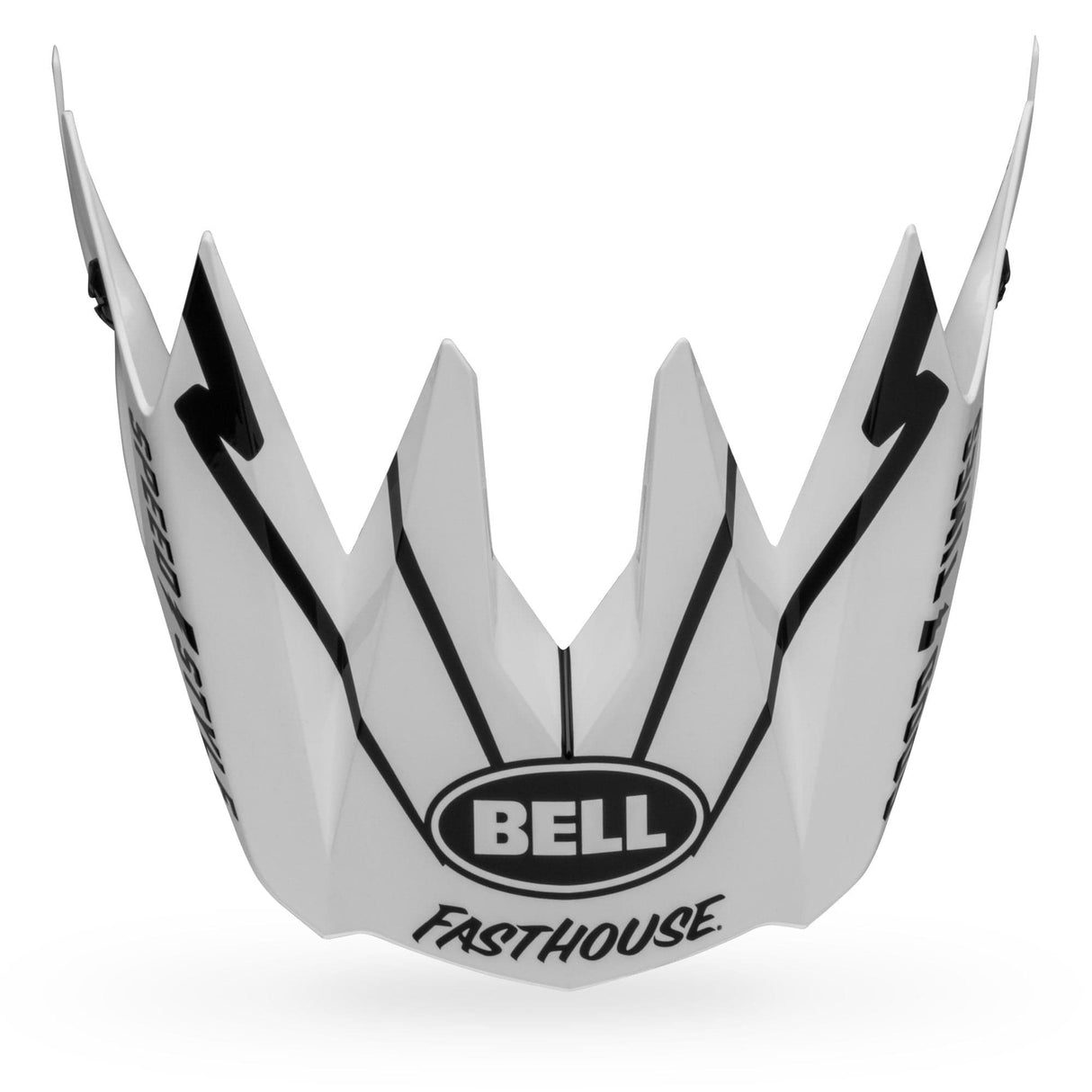 Bell Full-10 Helmet Visor 2023: Matte/Gloss White/Black One Size