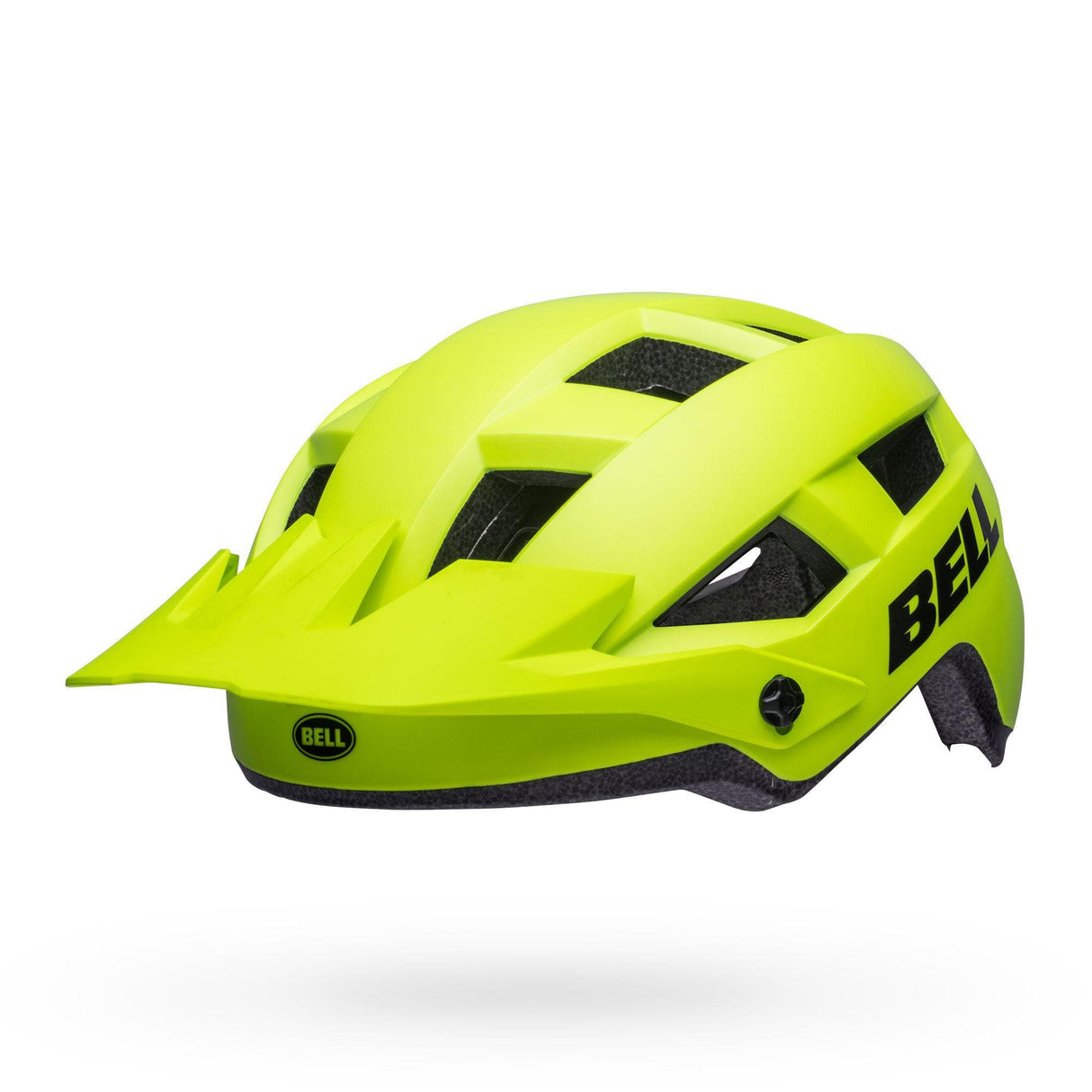 Bell Spark 2 Junior Youth Helmet 2022: Matte Hi-Viz Yellow Unisize 50-57Cm