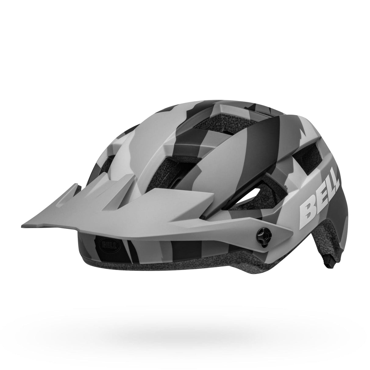 Bell Spark 2 Mtb Helmet 2022: Matte Grey Camo Universal S/M 50-57C