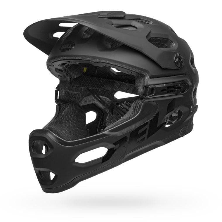 Bell Super 3R Mips Mtb Helmet 2019: Matte Black L 58-62Cm