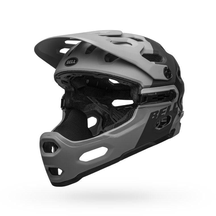 Bell Super 3R Mips Mtb Helmet 2019: Downdraft Matte Grey/Gunmetal L 58-62Cm