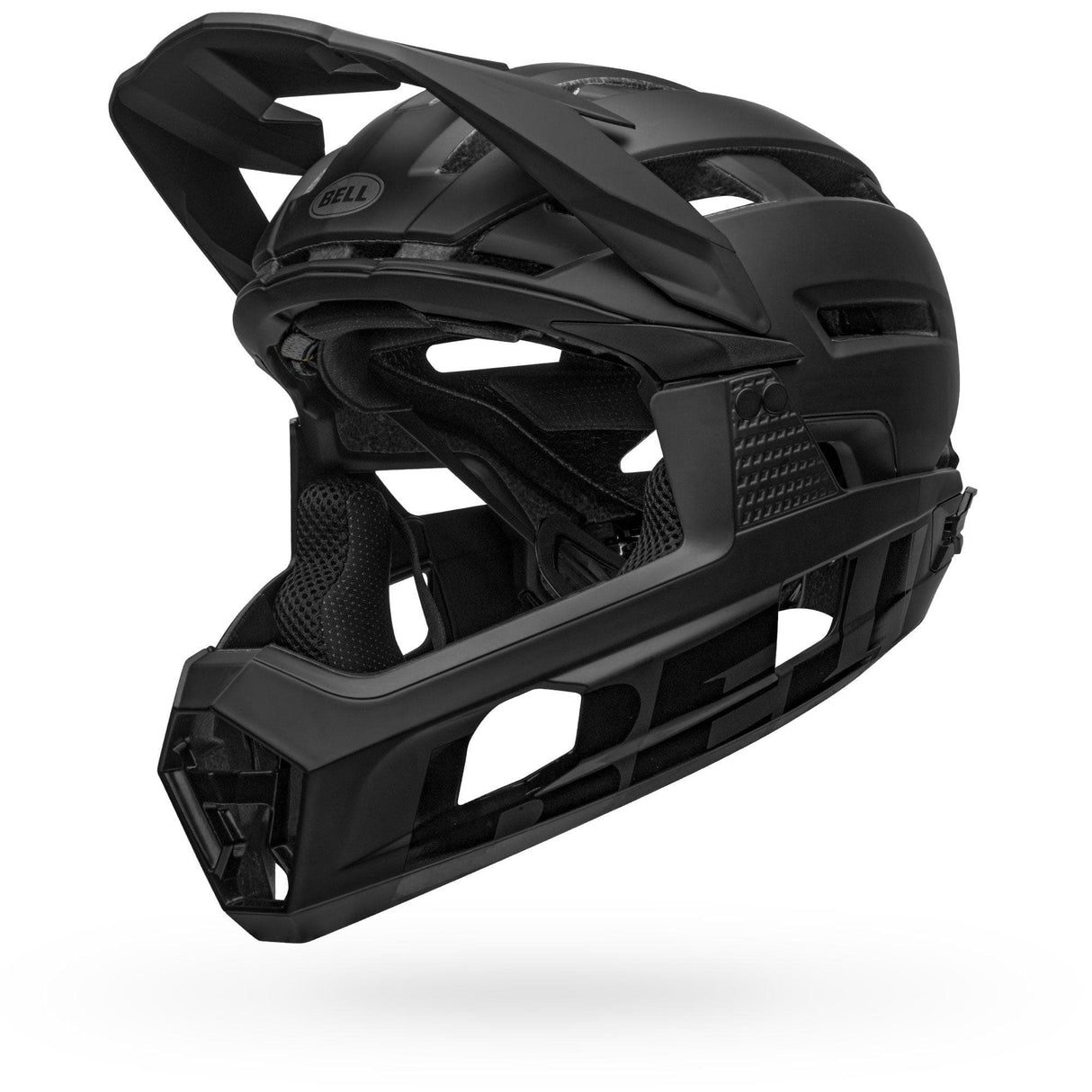 Bell Super Air R Spherical Mtb Full Face Helmet 2020: Matte/Gloss Black L 58-62Cm