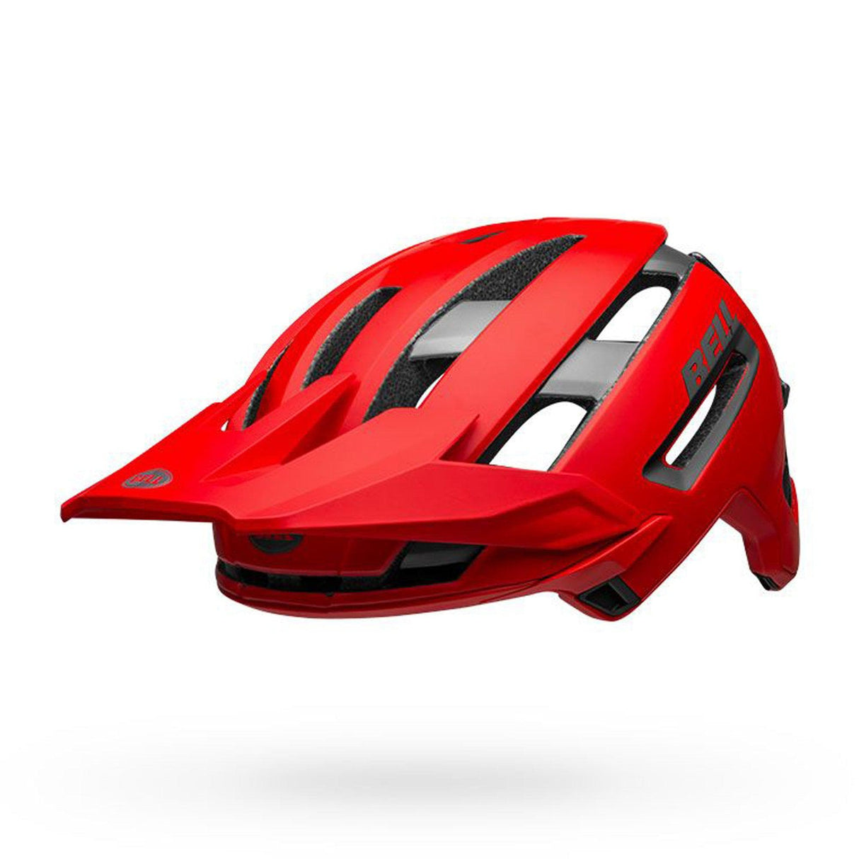 Bell Super Air Spherical Mtb Helmet 2020: Matte/Gloss Red/Grey S 52-56Cm