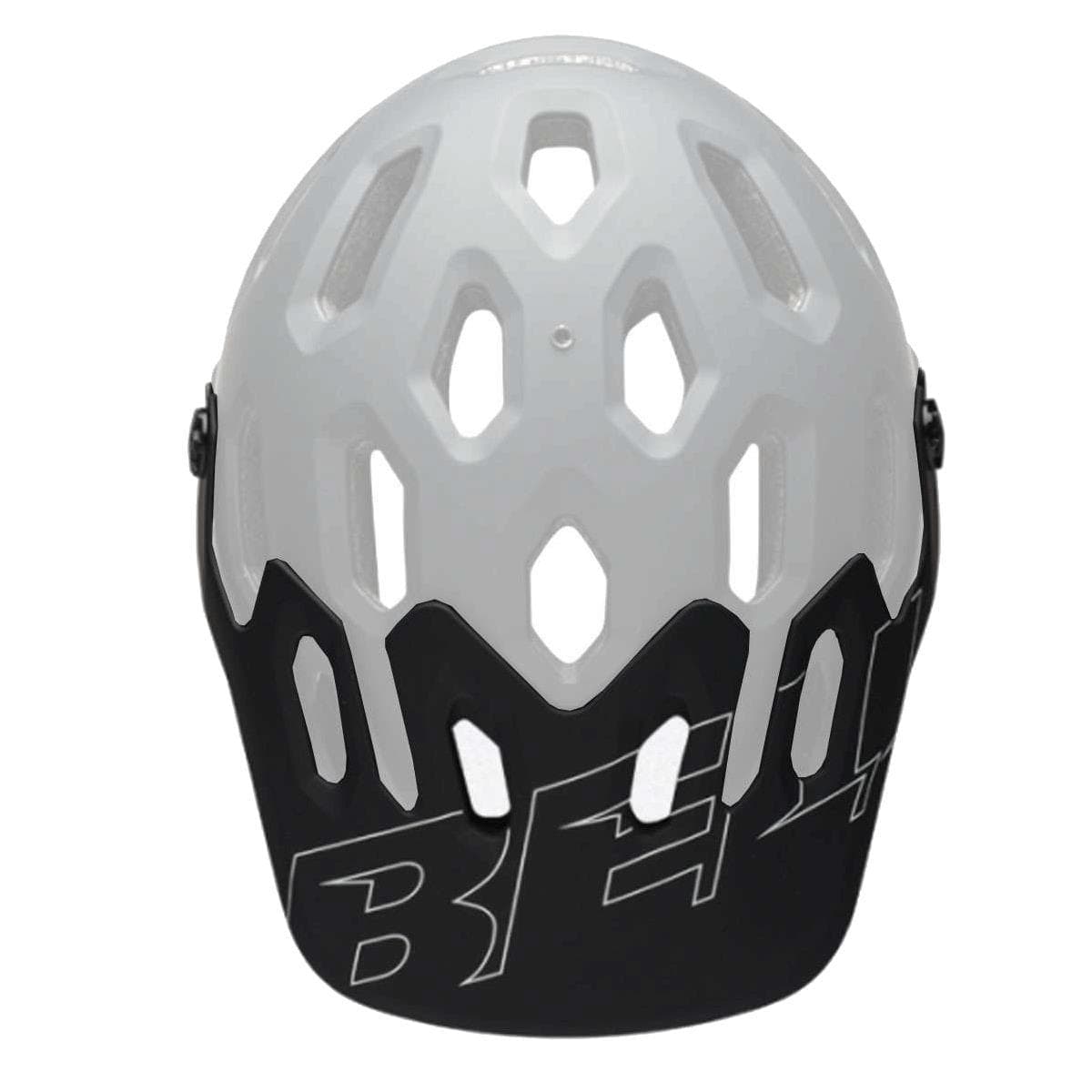 Bell Super 3/3R Helmet Visor: Matte Black/White One Size