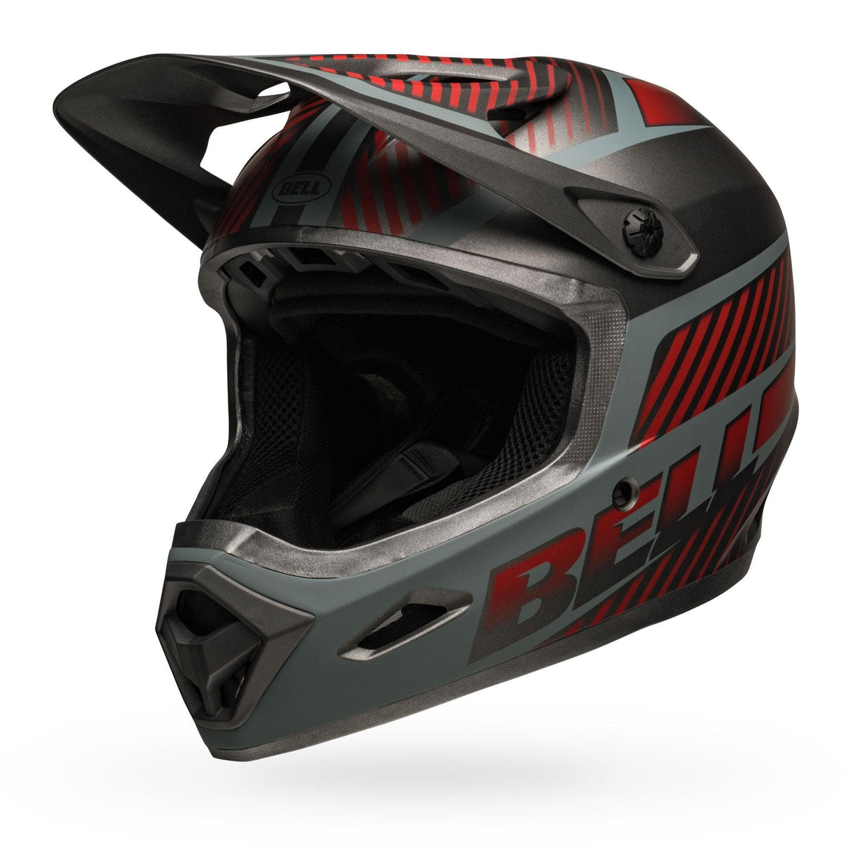 Bell Transfer Mtb Full Face Helmet 2022: Matte Charcoal/Grey M 55-57Cm