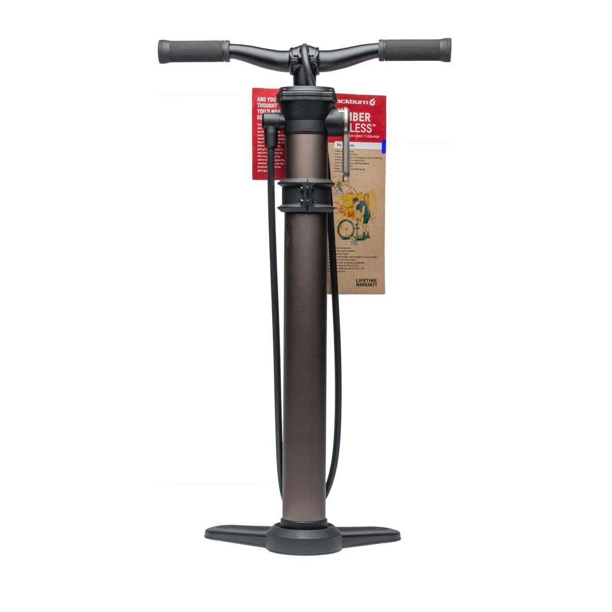 Blackburn Chamber Tubeless Floor Pump: Black