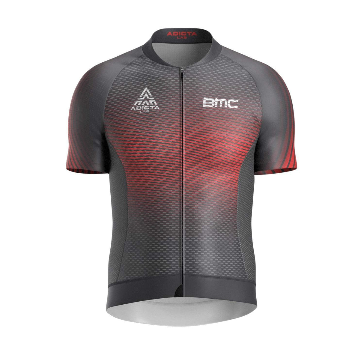 Bmc Adicta Lab Collab Valent Short Sleeve Jersey 2022: Dark Grey/Red S