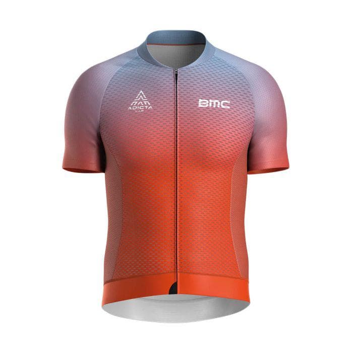 Bmc Adicta Lab Collab Valent Short Sleeve Jersey 2023: Red/Heaven S