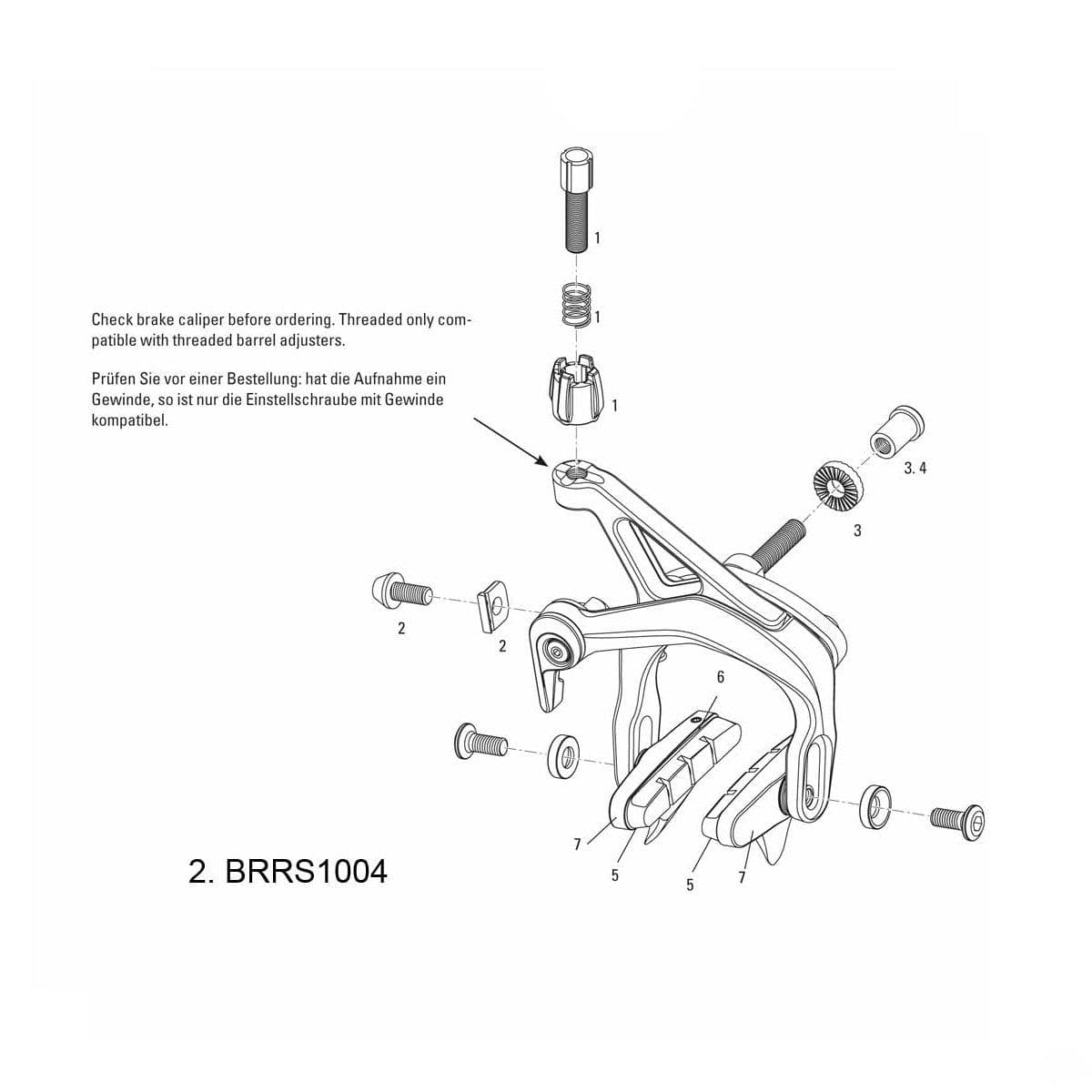 Sram Spare - Rim Brake Cable Clamp Bolt Rival/09 Force, Qty 1: