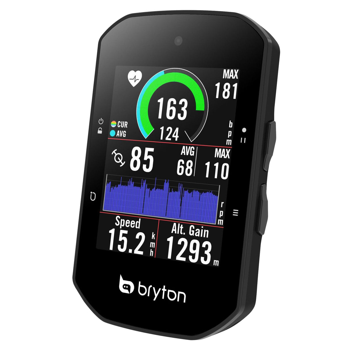 Bryton S500T Gps Cycle Computer Bundle With Speed/Cadence & Heart Rate: