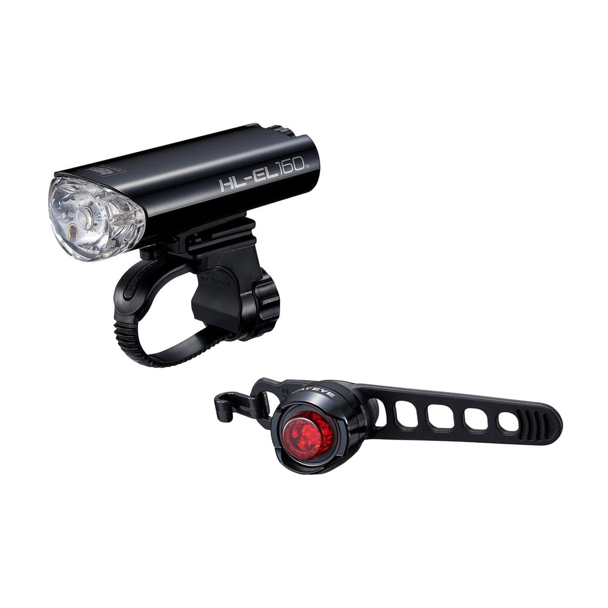 Cateye El-160 / Orb Bike Light Set: