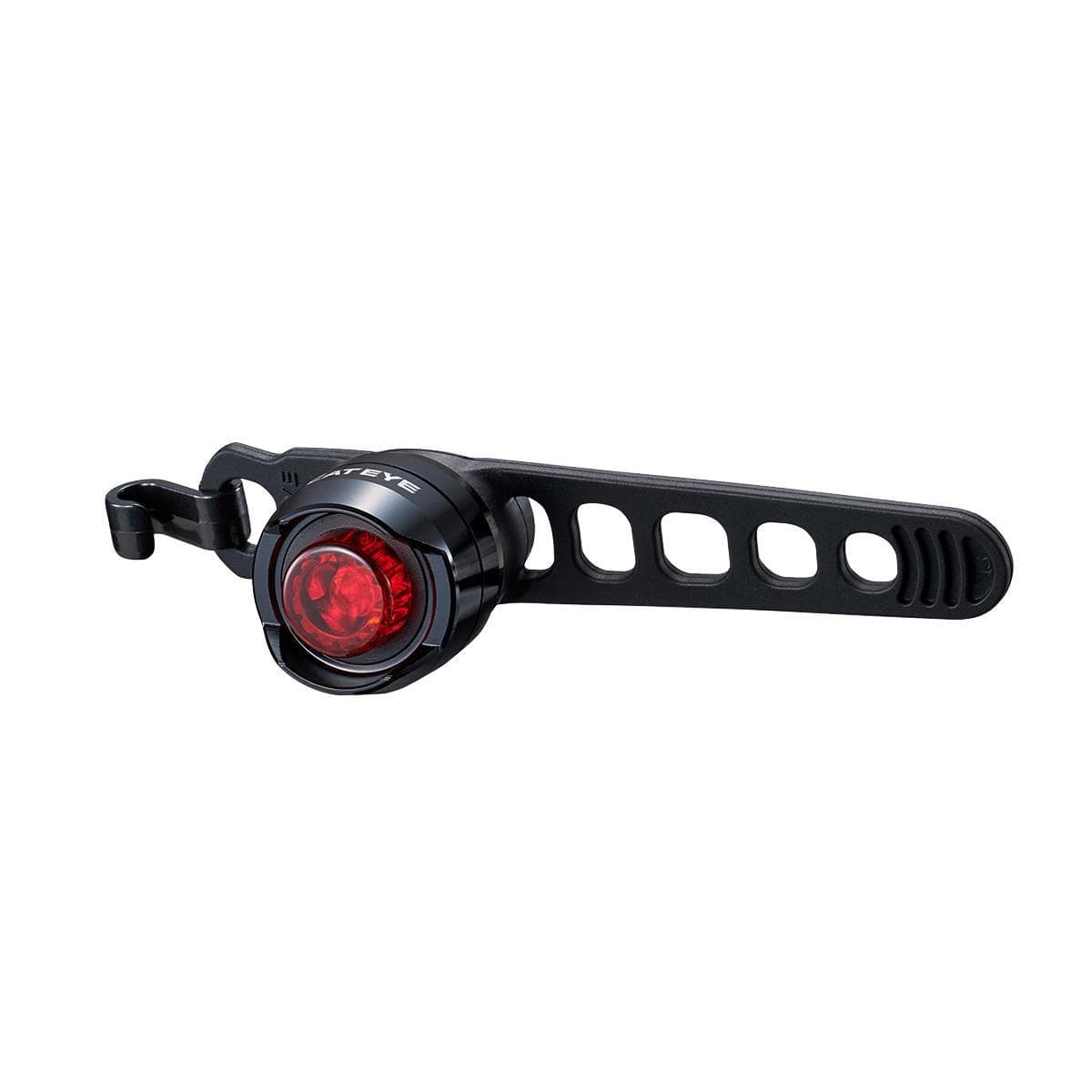 Cateye Orb Rechargeable Rear Bike Light: Polished Black