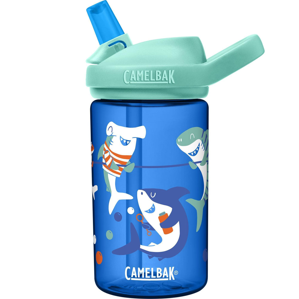 Camelbak Eddy+ Kids 400Ml (Spring/Summer Limited Edition) 2024: Shark Summer Camp 400Ml