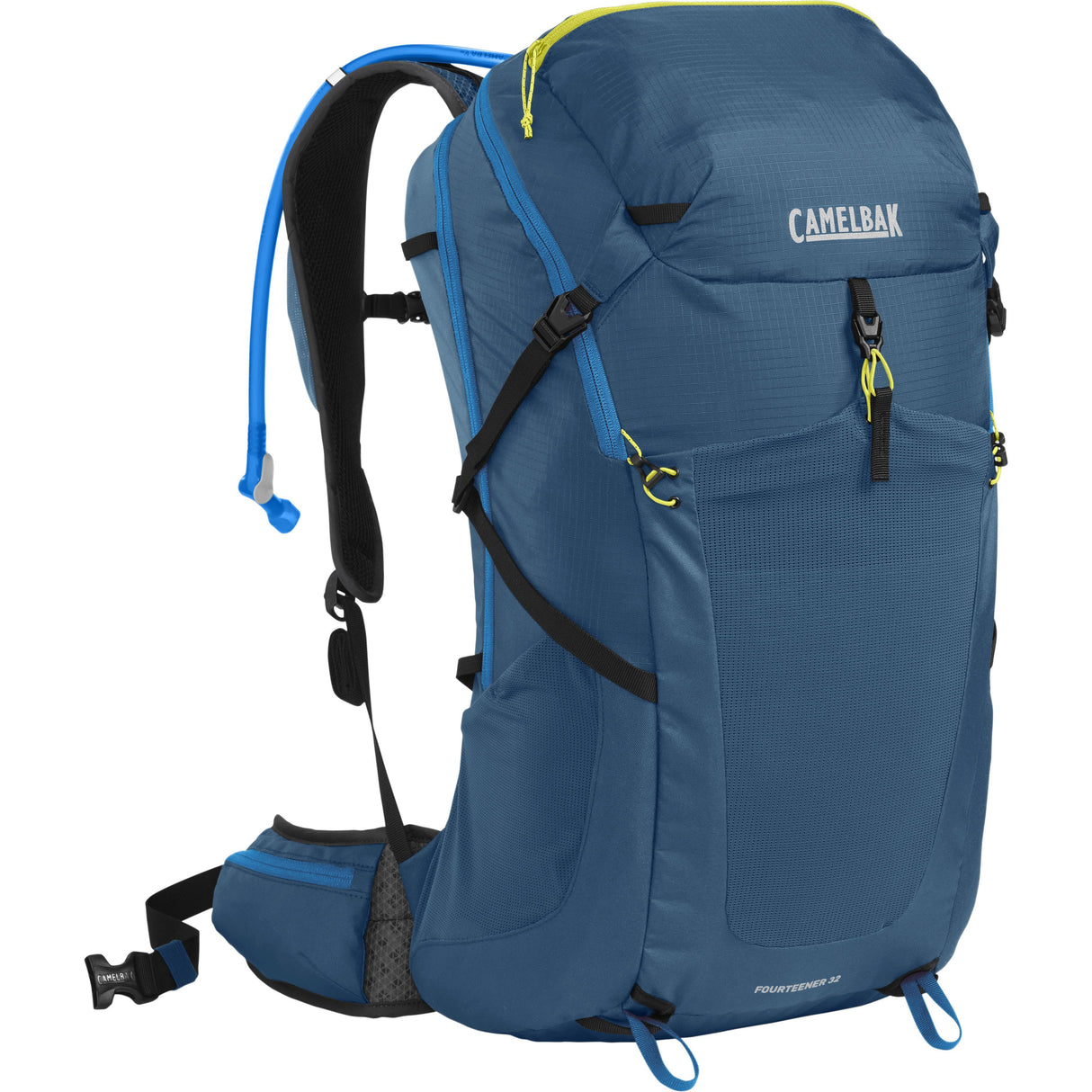 Camelbak Fourteener 32 Hydration Pack 2023: Gibraltar Navy/Summer Lime 32L