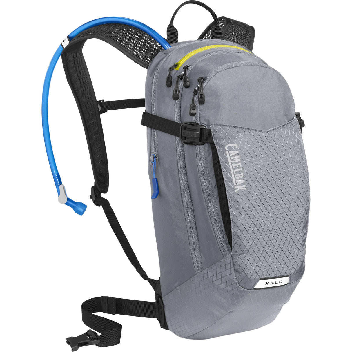 Camelbak M.U.L.E. Hydration Pack 12L With 3L Reservoir 2023: Gunmetal/Lime 12L